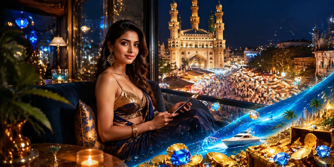 Hyderabad Charminar illuminated at night symbolizing trust and safety