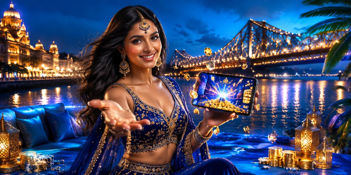 Mobile casino and sports betting in Kolkata cityscape